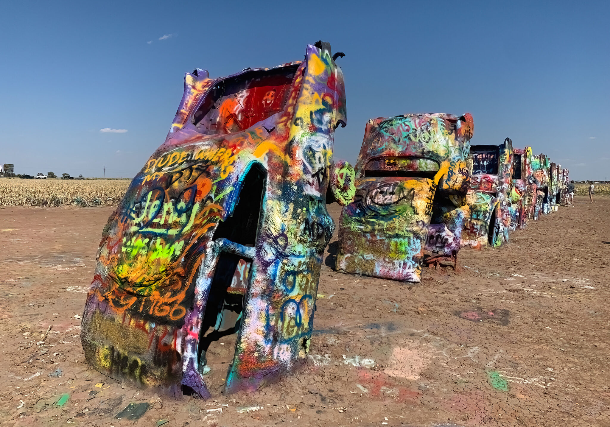 Cadillac Ranch, TX, USA, 2021 by Diann C. Johnson