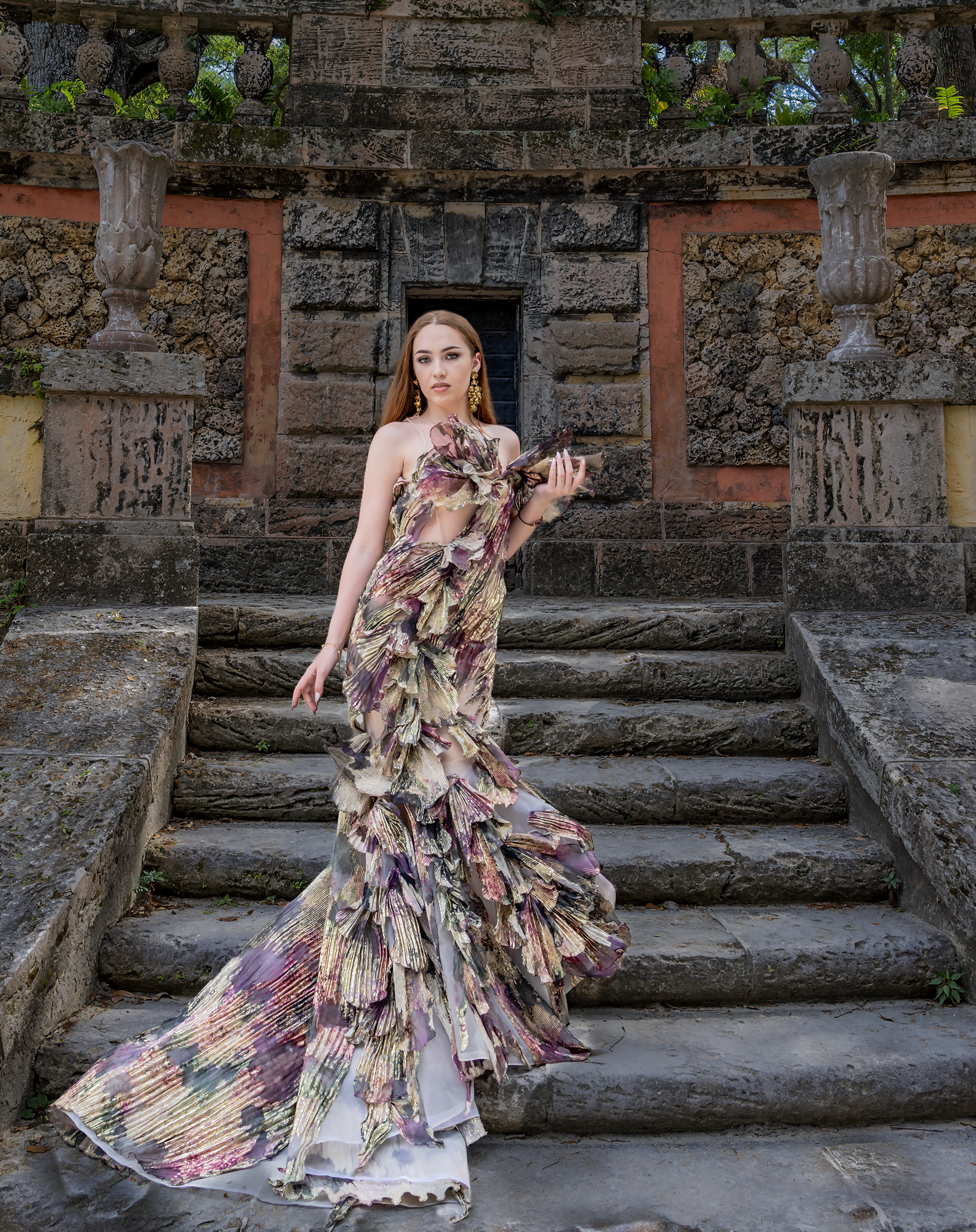 Portrait at Vizcaya, Miami, 2023 - by Diann C. Johnson
